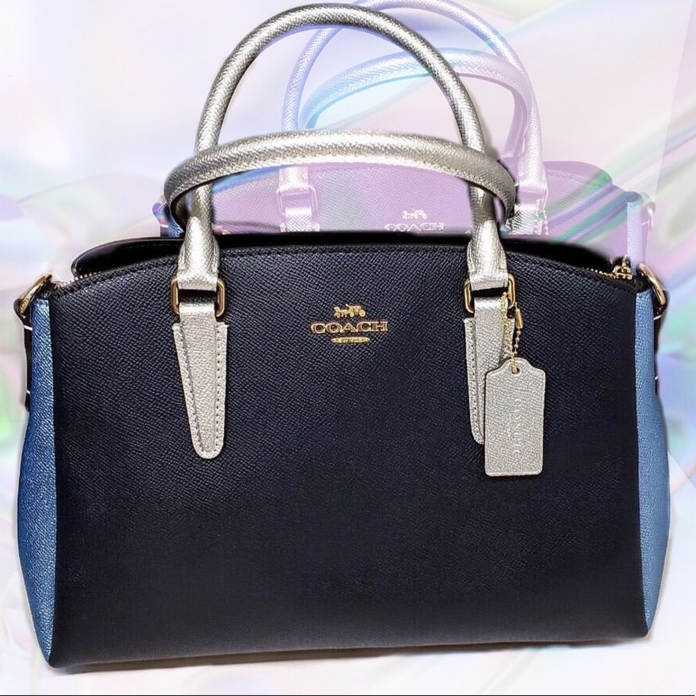 NEW!! Coach Medium Sage Carryall In Colorblock